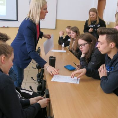 Dzień Bezpiecznego Internetu w ZSCKR w Sejnach